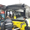 Merter'de metrobüsler çarpıştı