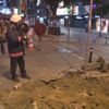 Bağdat Caddesi'nde doğalgaz kaçağı Bağdat Caddesi'nde doğalgaz kaçağı