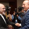 Çavuşoğlu İranlı mevkidaşı ile görüştü Çavuşoğlu İranlı mevkidaşı ile görüştü