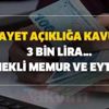Nihayet açıklığa kavuştu! 3 bin lira… SGK, SSK, Bağkur, emekli, memur ve EYT’li milyonları ilgilendiriyor! Nihayet açıklığa kavuştu! 3 bin lira… SGK, SSK, Bağkur, emekli, memur ve EYT’li milyonları ilgilendiriyor!