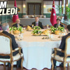 Erdoğan Cumhurbaşkanlığı Sarayı’nda öğle yemeği verdi