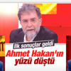 İlk sonuçlar Ahmet Hakan'ın moralini bozdu