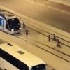 Çocukların tramvayla ölüm oyunu kamerada Çocukların tramvayla ölüm oyunu kamerada