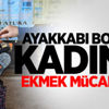 Ayakkabı boyacısı kadının ekmek mücadelesi Ayakkabı boyacısı kadının ekmek mücadelesi