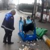 Çöp konteynerini kullanılamaz hale getirdiler
