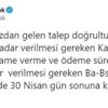 Hazine ve Maliye Bakanı Berat Albayrak'tan KDV ödeme sürelerine ilişkin açıklama