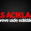 Flaş açıklama: Göreve iade edildiler!