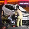 Hurdaya dönen otomobilden mucize kurtuluş Hurdaya dönen otomobilden mucize kurtuluş