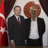 Cumhurbaşkanı Erdoğan'ın maketiyle fotoğraf çektirdiler Cumhurbaşkanı Erdoğan'ın maketiyle fotoğraf çektirdiler