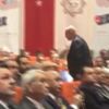 ATO Başkanı, Yavaş konuşurken salondan çıktı ATO Başkanı, Yavaş konuşurken salondan çıktı