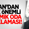 Alan'dan önemli kozmik oda açıklaması Alan'dan önemli kozmik oda açıklaması