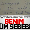 Seyyar Satıcının İntihar Notu Kahretti Seyyar Satıcının İntihar Notu Kahretti