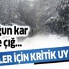 Son dakika: Meteoroloji'den İstanbul ve o iller için yoğun kar ve çığ uyarısı! Bugün hava durumu nasıl olacak?