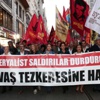Beyoğlu'nda "tezkere" protestosu