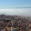 Sinop'u sis bulutu kapladı