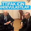 Meclis'te Erdoğan-Bahçeli görüşmesi Meclis'te Erdoğan-Bahçeli görüşmesi