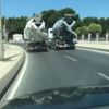 Beton mikserlerinin akılalmaz yarışı