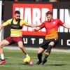 Galatasaray da Beşiktaş derbisinin hazırlıkları başladı Galatasaray da Beşiktaş derbisinin hazırlıkları başladı