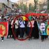 Öldürülen PKK'lının tabutuna o da omuz verdi