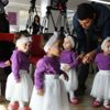 Prematüre doğan beşizler 21 aylık oldu