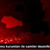Siirt te kamu kurumları ile camiler dezenfekte edildi Siirt te kamu kurumları ile camiler dezenfekte edildi