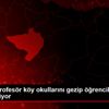 Yozgatlı profesör köy okullarını gezip öğrencileri ...