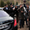 Kurtulmuş'un aracının plakasında ilginç tesadüf Kurtulmuş'un aracının plakasında ilginç tesadüf