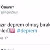 Deprem hakkındaki skandal paylaşım açığa aldırttı