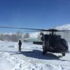 Yolların kapandığı Van’da hastalar helikopterle sevk ediliyor