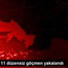 Muğla da 11 düzensiz göçmen yakalandı Muğla da 11 düzensiz göçmen yakalandı