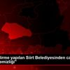Görevlendirme yapılan Siirt Belediyesinden caddelerde ... Görevlendirme yapılan Siirt Belediyesinden caddelerde ...