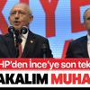 Yeni parti kurmaya hazırlanan Muharrem İnce'ye CHP'den teklif: Gel genel sekreter ol