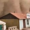 Kazakistan'ı kum fırtınası vurdu Kazakistan'ı kum fırtınası vurdu