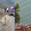 Baraj gölüne uçan araçtan sağ kurtarıldılar Baraj gölüne uçan araçtan sağ kurtarıldılar