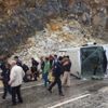 Çevik Kuvvet otobüsü devrildi; 9 polis yaralandı