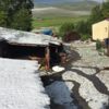 Ardahan’da dolu hayatı felç etti Ardahan’da dolu hayatı felç etti