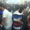 Cizre'de sokağa çıkma yasağına dakikalar kala marketlere akın ettiler Cizre'de sokağa çıkma yasağına dakikalar kala marketlere akın ettiler