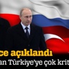 Rusya'dan Türkiye'ye barış mesajı Rusya'dan Türkiye'ye barış mesajı