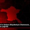 Yunanistan ın Ankara Büyükelçisi Diamessis, Dışişleri ...