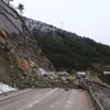 Bolu'da kara yolunda heyelan Bolu'da kara yolunda heyelan
