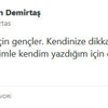 Demirtaş: Biraz az sigara için gençler Demirtaş: Biraz az sigara için gençler