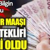 ﻿Memur maaşı zam teklifi belli oldu