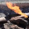 Başkentte doğalgaz boru hattında yangın çıktı