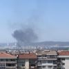 Fabrika çatısında çıkan yangın söndürüldü Fabrika çatısında çıkan yangın söndürüldü