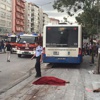 Ankara'da otobüs kazası Ankara'da otobüs kazası