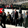 Devlet erkanı Cumhuriyet Bayramı nedeniyle Anıtkabir'de!