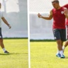 Galatasaray antrenmanında Podolski-Burak gerginliği