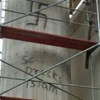Cami inşaatına çirkin saldırı