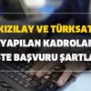 4 bin maaş ile Kızılay, Türksat ve TRT personel alımı başvuru şartları nedir? TRT-Kızılay ve Türksat alım yapılan kadrolar! 4 bin maaş ile Kızılay, Türksat ve TRT personel alımı başvuru şartları nedir? TRT-Kızılay ve Türksat alım yapılan kadrolar!