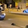Kutlamada polisin üzerine aracını sürdü! Kutlamada polisin üzerine aracını sürdü!